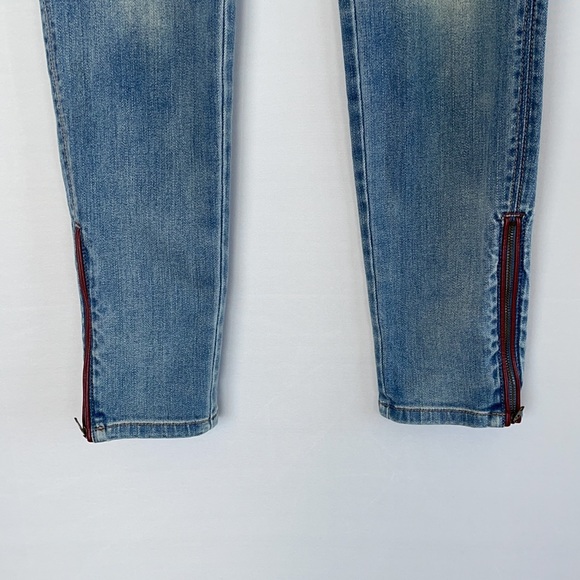 WHBM Red Leather Trim The Skimmer Size 2 - Picture 11 of 16